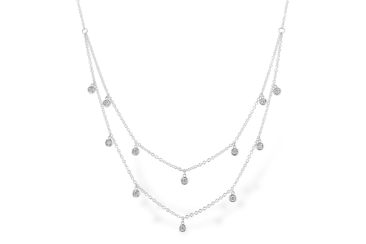 A274-28715: NECKLACE .22 TW (18 INCHES)