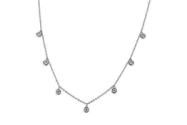 G274-35042: NECKLACE .32 TW (18")