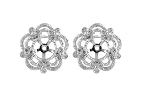 E186-13269: EARRING JACKETS .16 TW (FOR 0.75-1.50 CT TW STUDS)