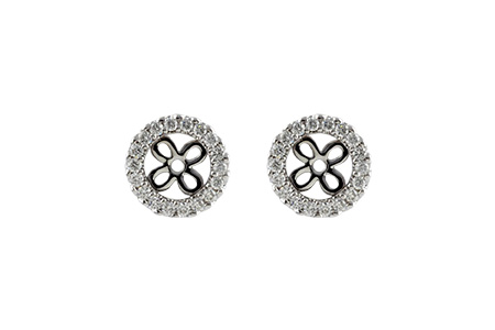 E187-95015: EARRING JACKETS .24 TW (FOR 0.75-1.00 CT TW STUDS)