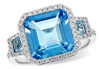 G190-71414: LDS RG 4.40 TW BLUE TOPAZ 4.60 TGW