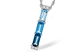 M273-39596: NECK 1.26 BLUE TOPAZ 1.30 TGW